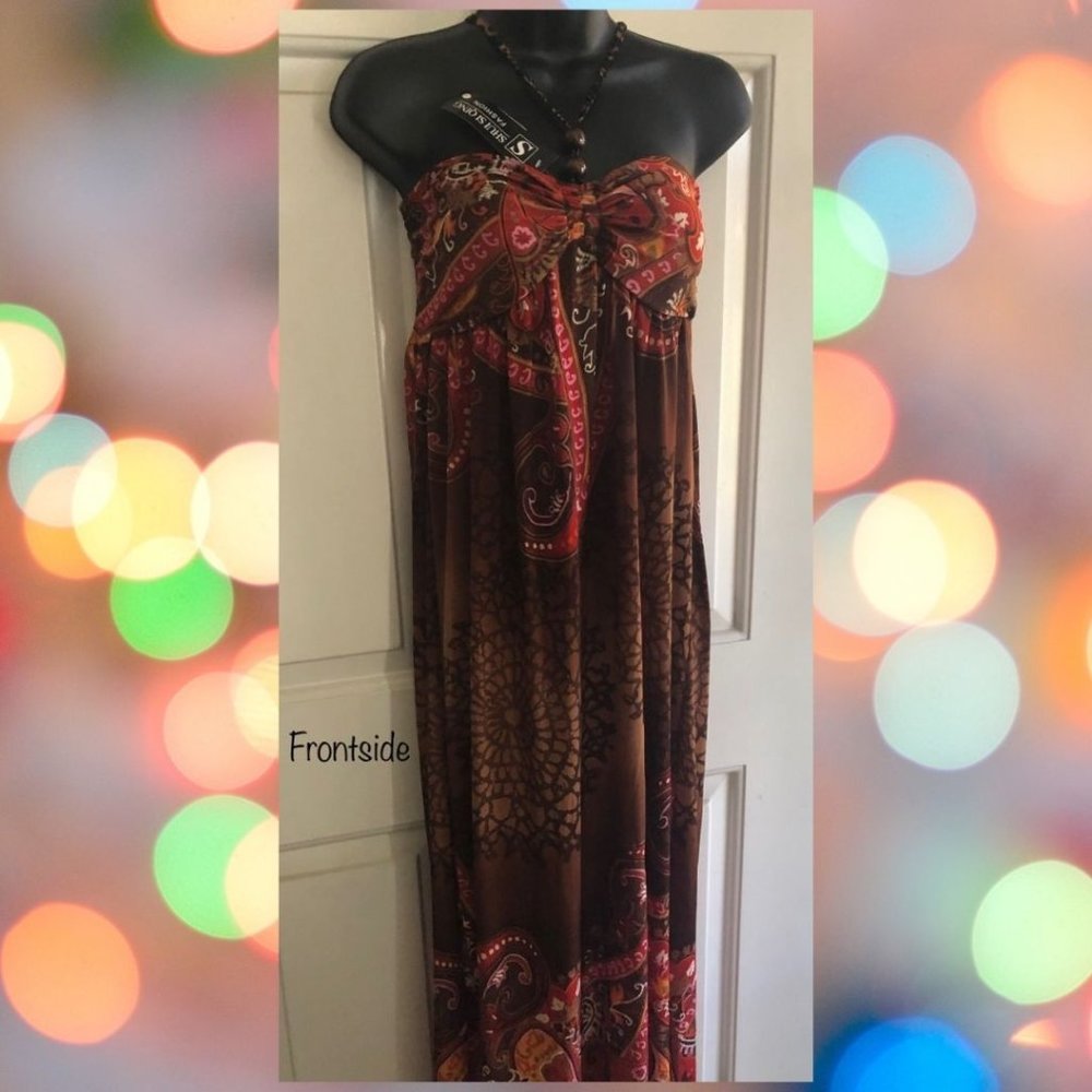 Beautiful Brown Maxi Dress